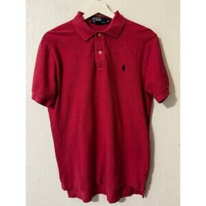 Ralph‎ Lauren Men's Short Sleeve Polo Heather Red Size Medium